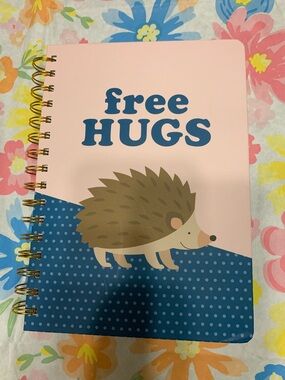 Hedgehog Free Hugs Spiral Journal